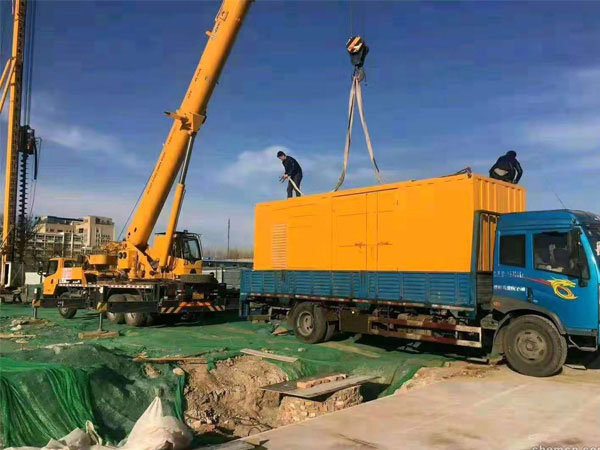 乌鲁木齐万科工程建设租赁一台大型静音